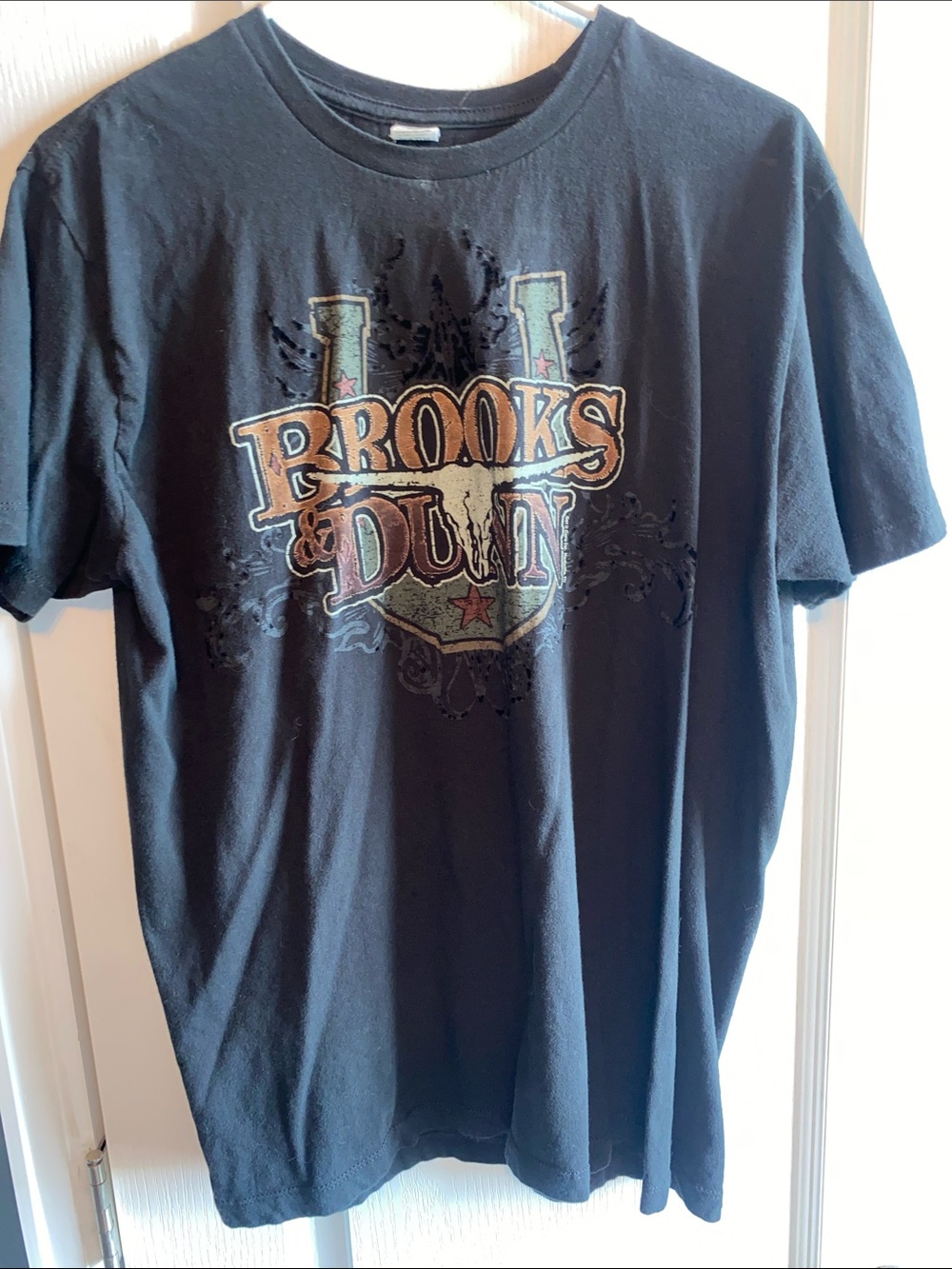 Rare Vintage Pacifica Black Brooks & Dunn Band Tee